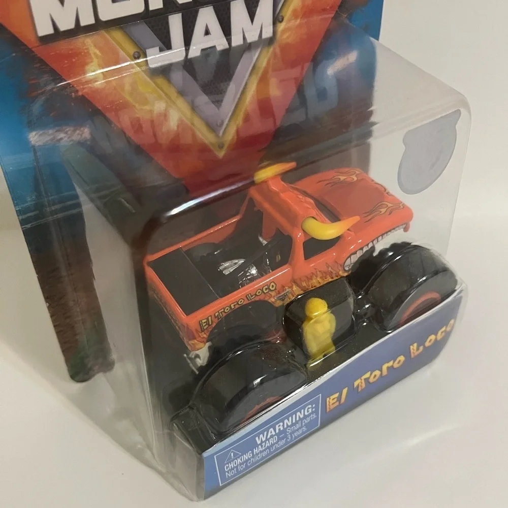 Monster Jam El Toro Orange Truck with Authenticity Seal